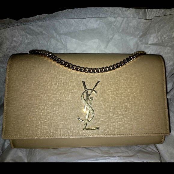 Authentic YSL Kate Saint Laurent KATE Large Grain de Poudre Shoulder/Crossbody - Picture 12 of 17